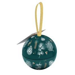 Boule de noël Surprise - Coffret gourmand en forme de boule de Noël 