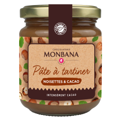 Pâte à tartiner noisette cacao