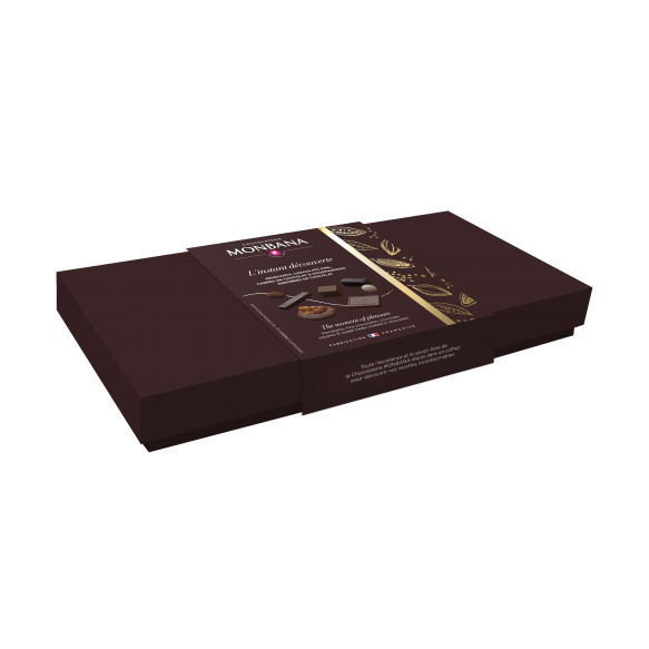 Coffret de petits chocolats noir découverte