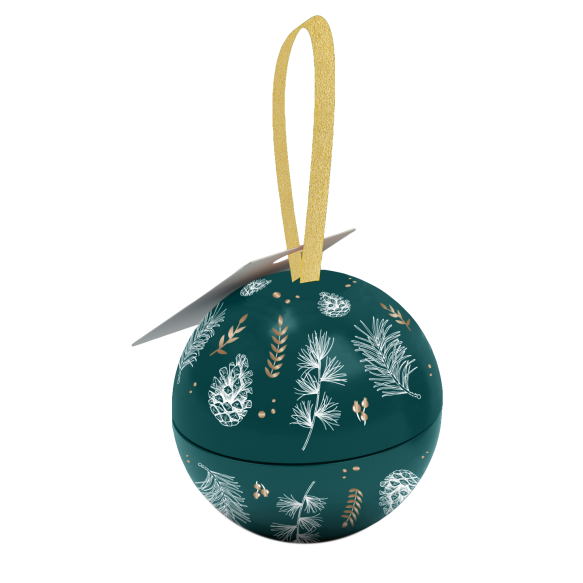 Boule de Noël Mendiants, cadeau en chocolat pour entreprise Paris